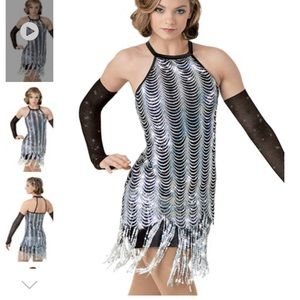 Black and Silver Flapper Costume